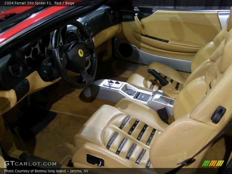  2004 360 Spider F1 Beige Interior