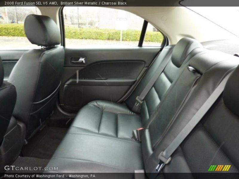 Brilliant Silver Metallic / Charcoal Black 2008 Ford Fusion SEL V6 AWD