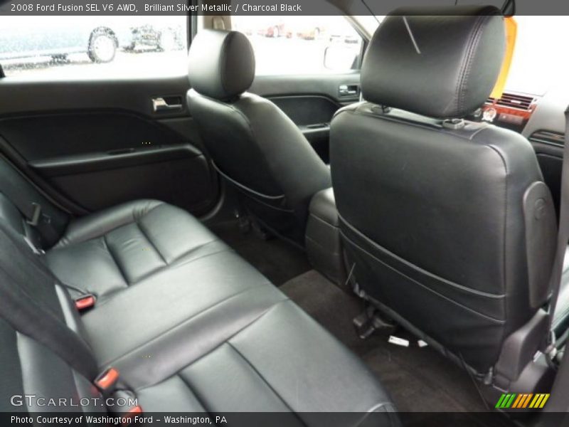 Brilliant Silver Metallic / Charcoal Black 2008 Ford Fusion SEL V6 AWD