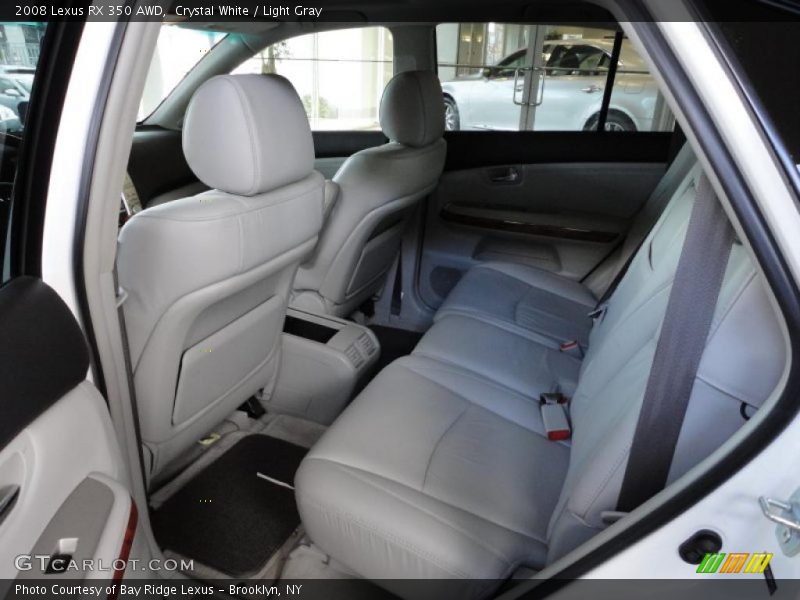 Crystal White / Light Gray 2008 Lexus RX 350 AWD
