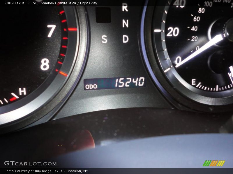 Smokey Granite Mica / Light Gray 2009 Lexus ES 350