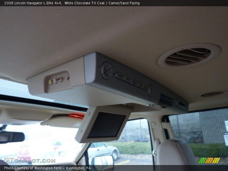 White Chocolate Tri Coat / Camel/Sand Piping 2008 Lincoln Navigator L Elite 4x4