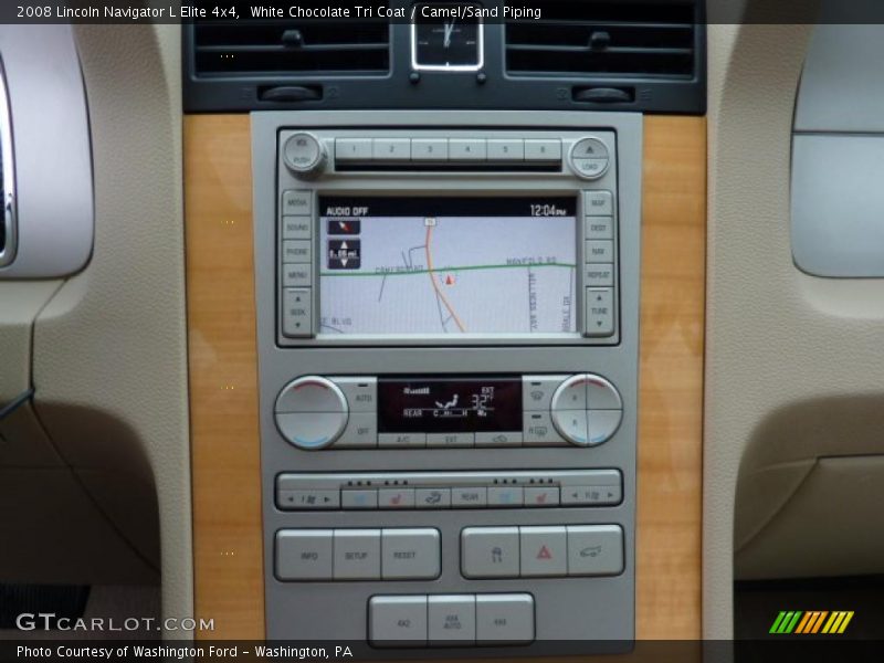 White Chocolate Tri Coat / Camel/Sand Piping 2008 Lincoln Navigator L Elite 4x4