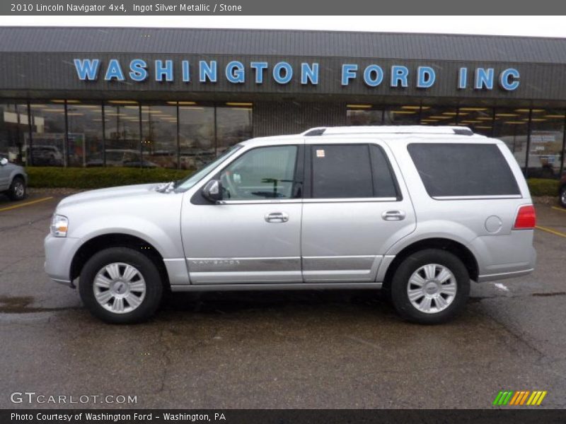 Ingot Silver Metallic / Stone 2010 Lincoln Navigator 4x4