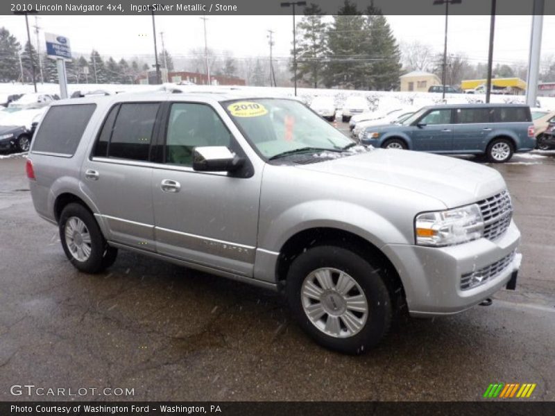 Ingot Silver Metallic / Stone 2010 Lincoln Navigator 4x4
