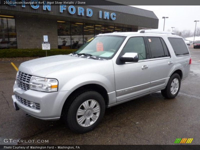 Ingot Silver Metallic / Stone 2010 Lincoln Navigator 4x4