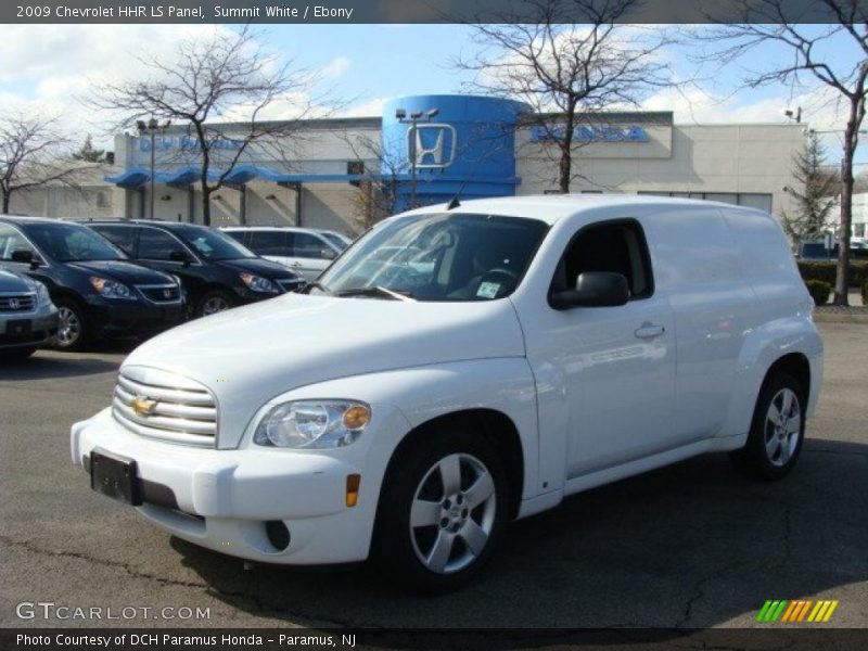 Summit White / Ebony 2009 Chevrolet HHR LS Panel