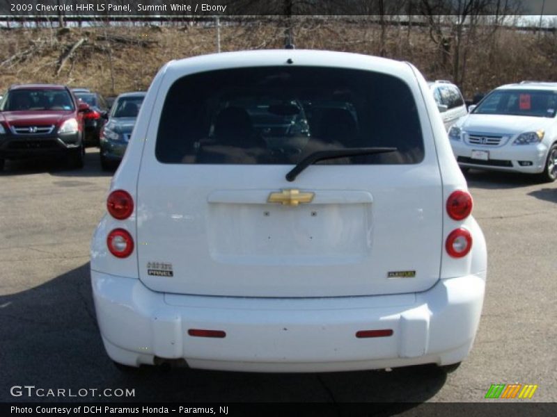 Summit White / Ebony 2009 Chevrolet HHR LS Panel