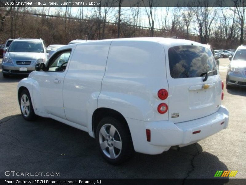 Summit White / Ebony 2009 Chevrolet HHR LS Panel