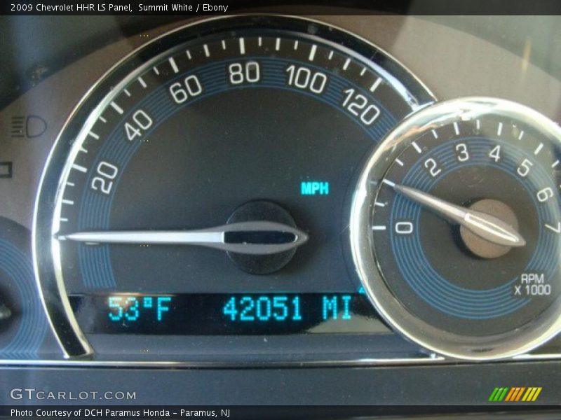 Summit White / Ebony 2009 Chevrolet HHR LS Panel