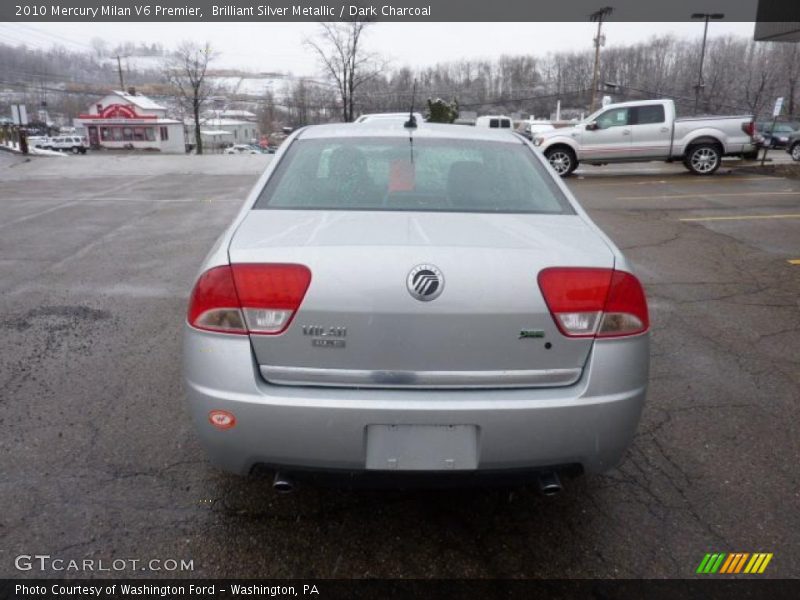Brilliant Silver Metallic / Dark Charcoal 2010 Mercury Milan V6 Premier