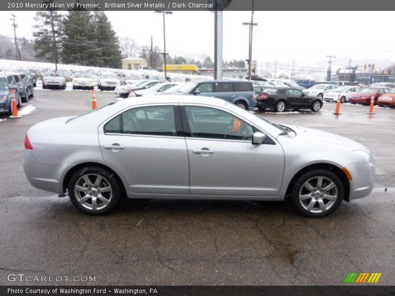 Brilliant Silver Metallic / Dark Charcoal 2010 Mercury Milan V6 Premier