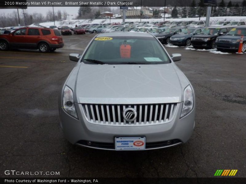 Brilliant Silver Metallic / Dark Charcoal 2010 Mercury Milan V6 Premier