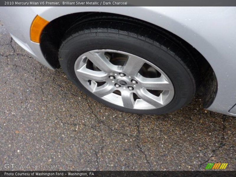 Brilliant Silver Metallic / Dark Charcoal 2010 Mercury Milan V6 Premier