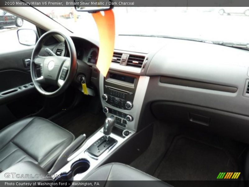 Brilliant Silver Metallic / Dark Charcoal 2010 Mercury Milan V6 Premier