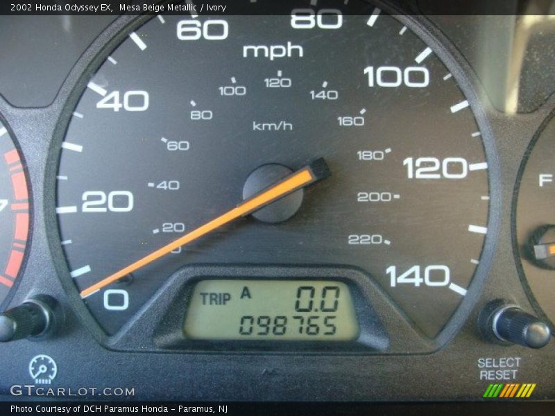 Mesa Beige Metallic / Ivory 2002 Honda Odyssey EX