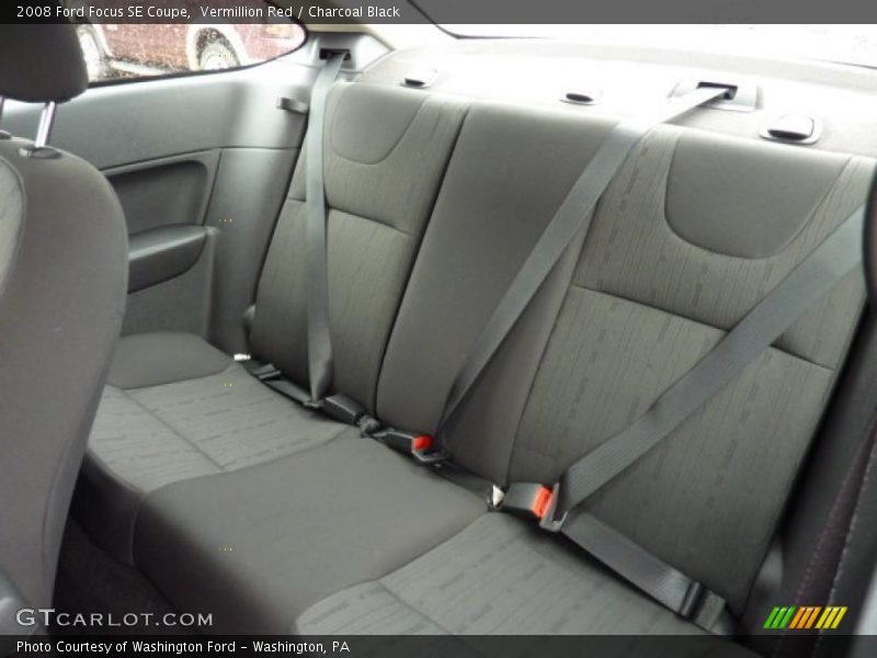 Vermillion Red / Charcoal Black 2008 Ford Focus SE Coupe
