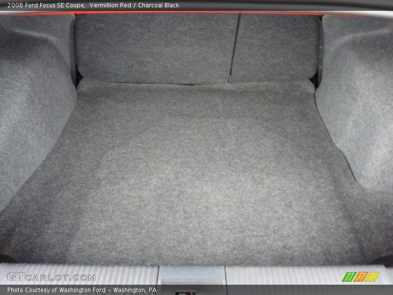 Vermillion Red / Charcoal Black 2008 Ford Focus SE Coupe