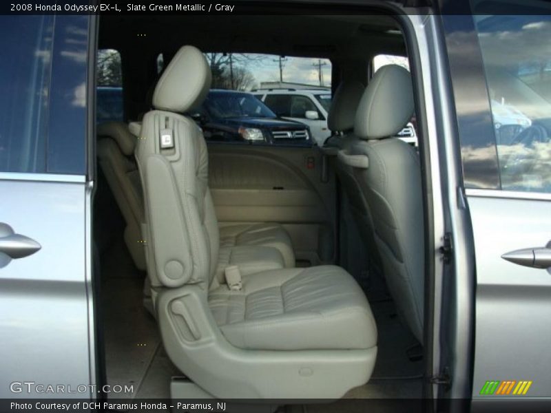 Slate Green Metallic / Gray 2008 Honda Odyssey EX-L