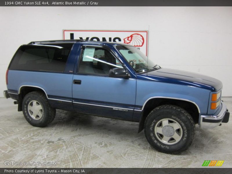 Atlantic Blue Metallic / Gray 1994 GMC Yukon SLE 4x4