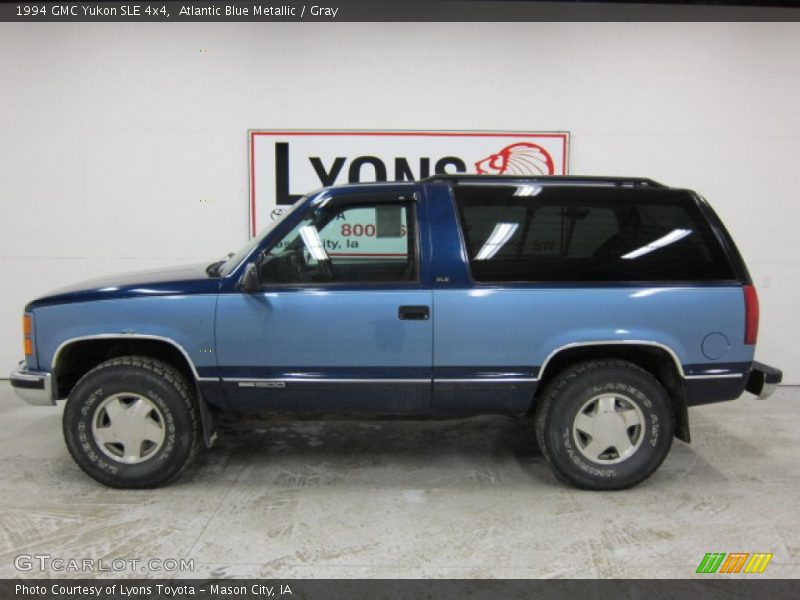 Atlantic Blue Metallic / Gray 1994 GMC Yukon SLE 4x4