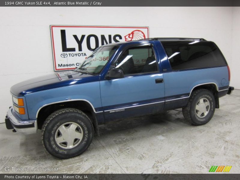 Atlantic Blue Metallic / Gray 1994 GMC Yukon SLE 4x4