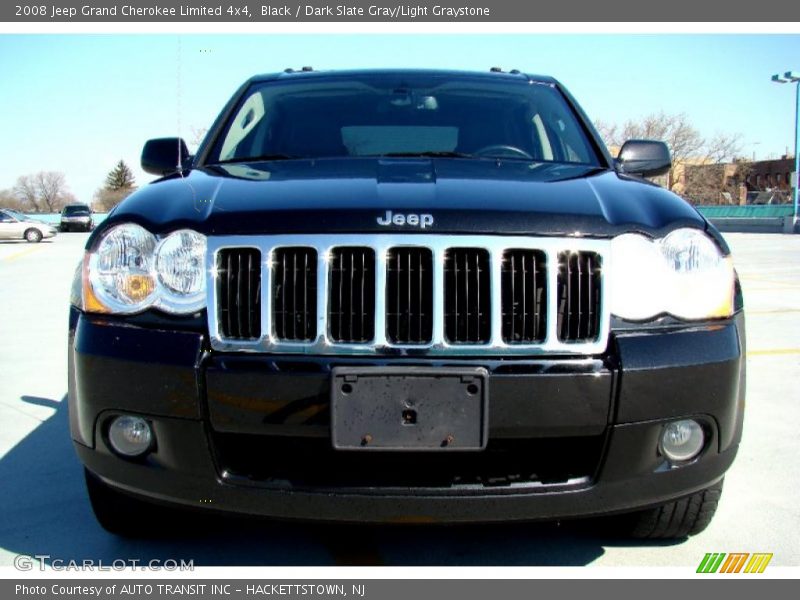 Black / Dark Slate Gray/Light Graystone 2008 Jeep Grand Cherokee Limited 4x4
