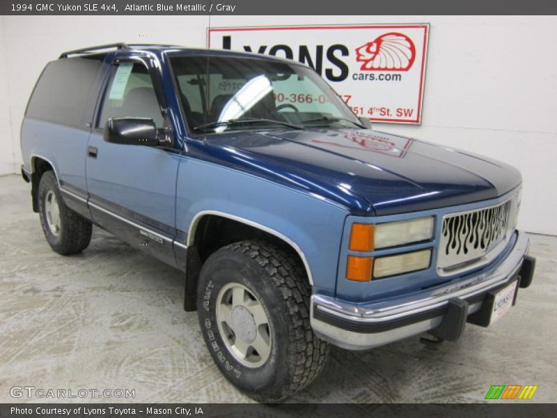 Atlantic Blue Metallic / Gray 1994 GMC Yukon SLE 4x4