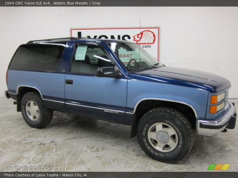 Atlantic Blue Metallic / Gray 1994 GMC Yukon SLE 4x4