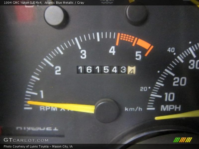Atlantic Blue Metallic / Gray 1994 GMC Yukon SLE 4x4