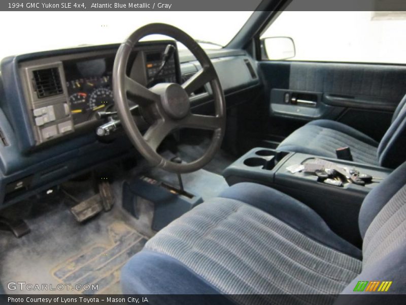 Atlantic Blue Metallic / Gray 1994 GMC Yukon SLE 4x4