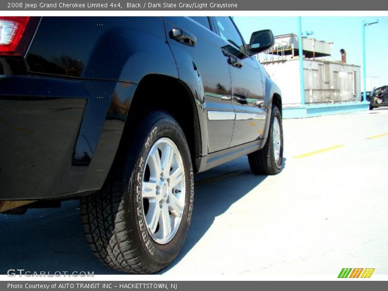 Black / Dark Slate Gray/Light Graystone 2008 Jeep Grand Cherokee Limited 4x4