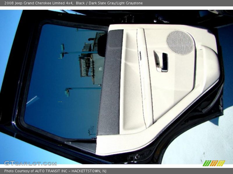 Black / Dark Slate Gray/Light Graystone 2008 Jeep Grand Cherokee Limited 4x4