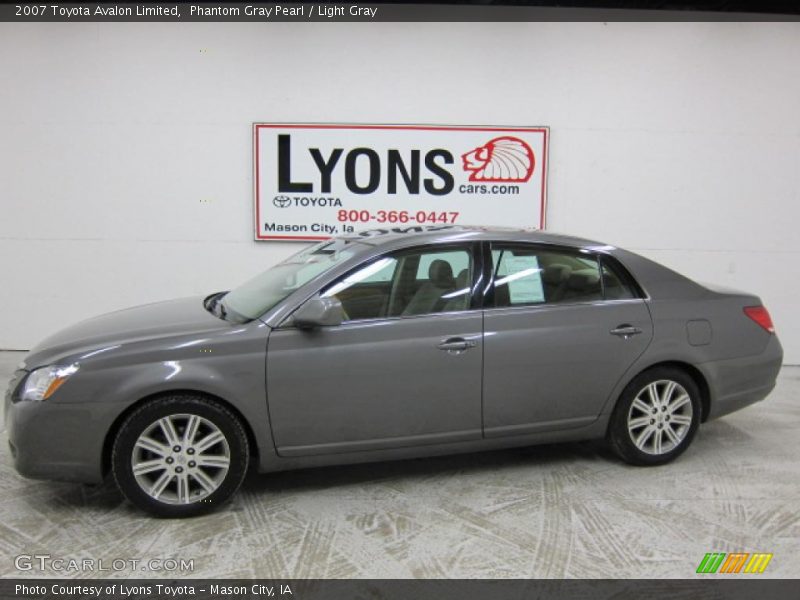 Phantom Gray Pearl / Light Gray 2007 Toyota Avalon Limited