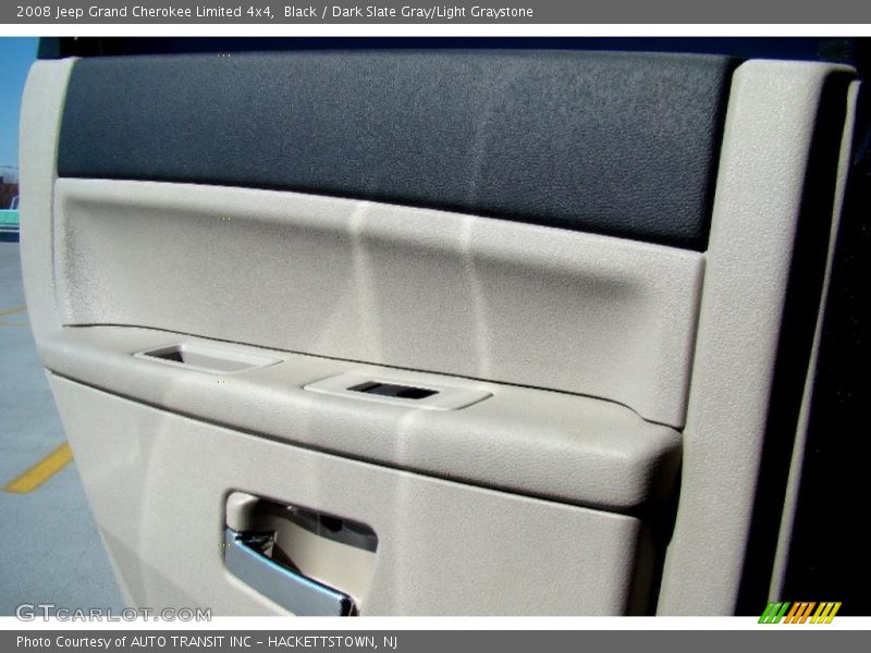Black / Dark Slate Gray/Light Graystone 2008 Jeep Grand Cherokee Limited 4x4