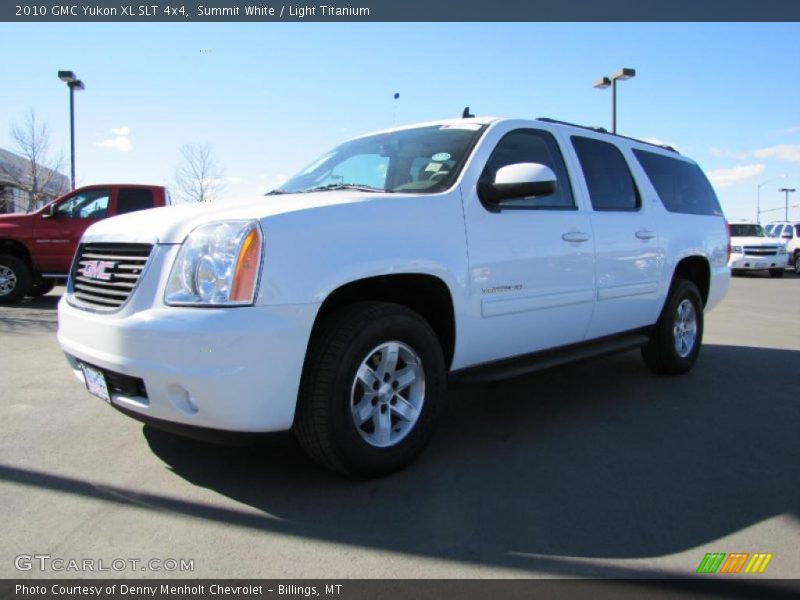 Summit White / Light Titanium 2010 GMC Yukon XL SLT 4x4