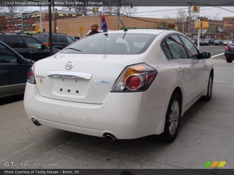 Winter Frost White / Charcoal 2010 Nissan Altima Hybrid
