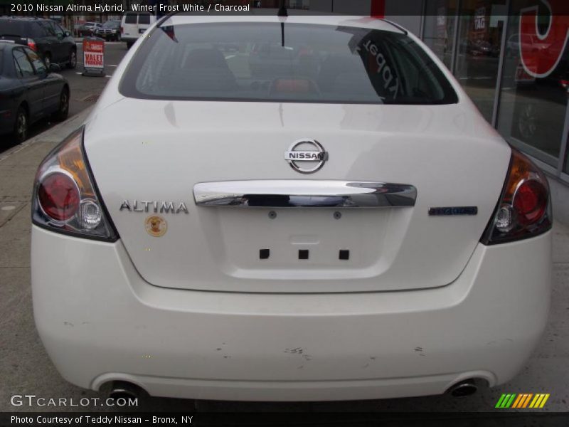 Winter Frost White / Charcoal 2010 Nissan Altima Hybrid