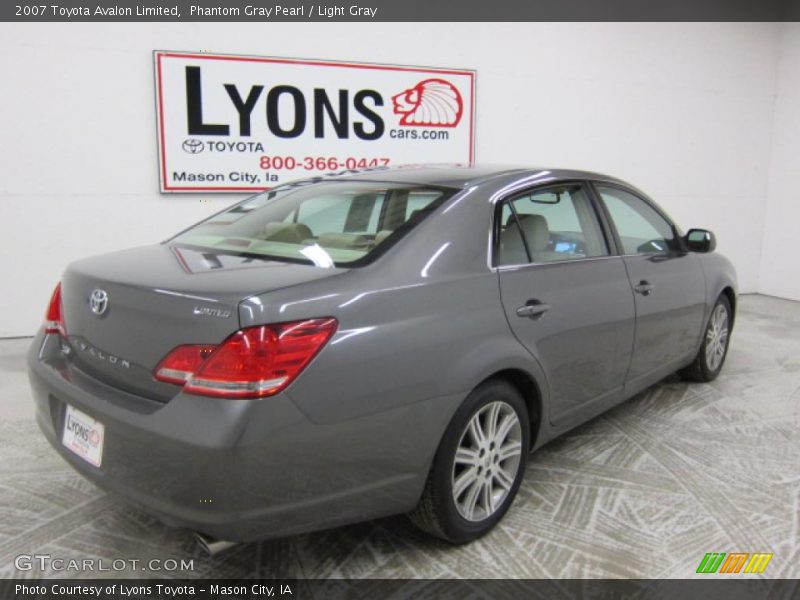Phantom Gray Pearl / Light Gray 2007 Toyota Avalon Limited