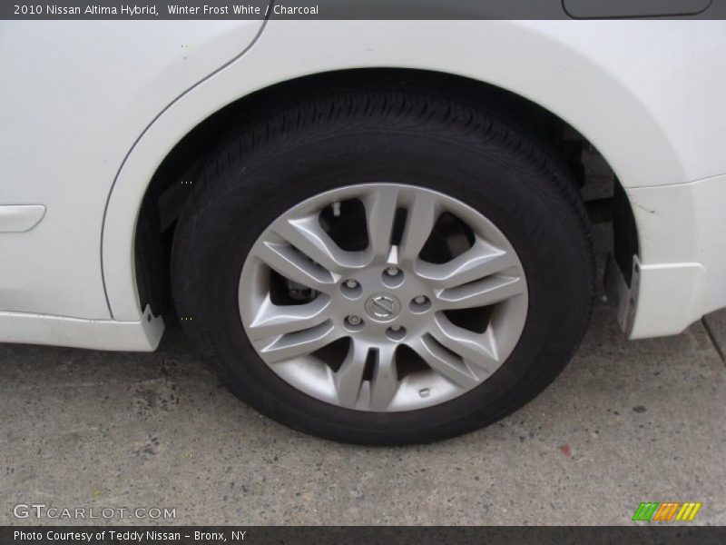 Winter Frost White / Charcoal 2010 Nissan Altima Hybrid
