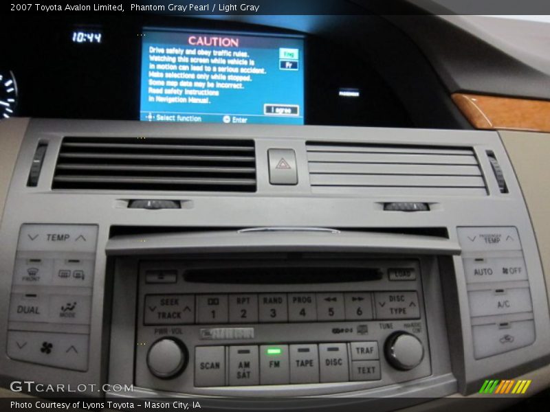 Phantom Gray Pearl / Light Gray 2007 Toyota Avalon Limited
