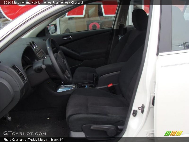 Winter Frost White / Charcoal 2010 Nissan Altima Hybrid