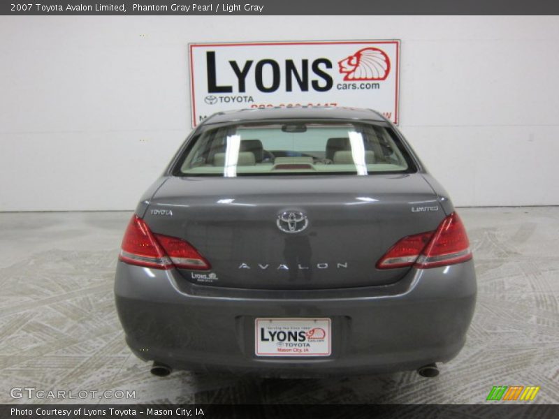 Phantom Gray Pearl / Light Gray 2007 Toyota Avalon Limited