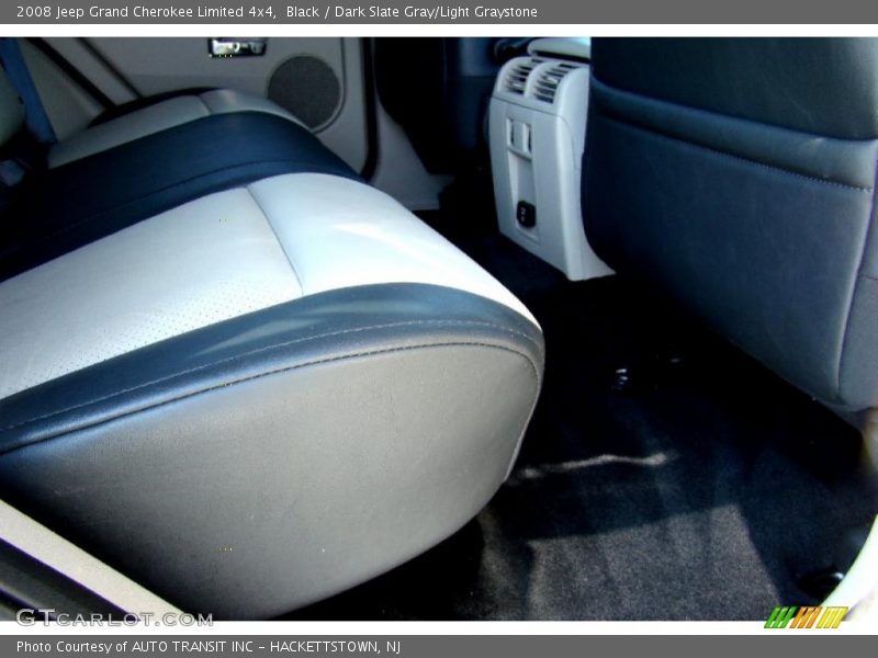 Black / Dark Slate Gray/Light Graystone 2008 Jeep Grand Cherokee Limited 4x4