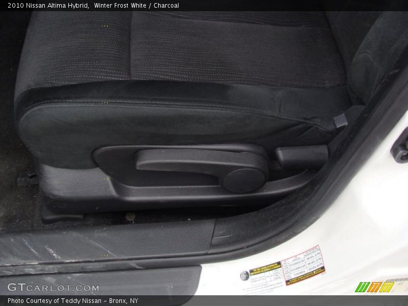 Winter Frost White / Charcoal 2010 Nissan Altima Hybrid