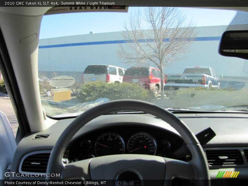 Summit White / Light Titanium 2010 GMC Yukon XL SLT 4x4