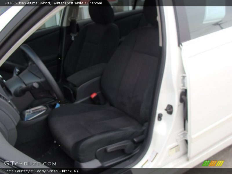 Winter Frost White / Charcoal 2010 Nissan Altima Hybrid