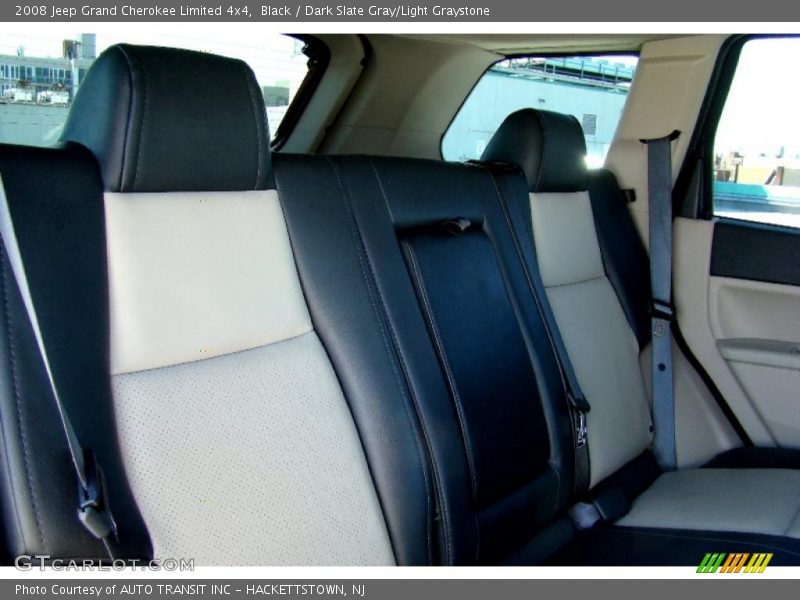 Black / Dark Slate Gray/Light Graystone 2008 Jeep Grand Cherokee Limited 4x4