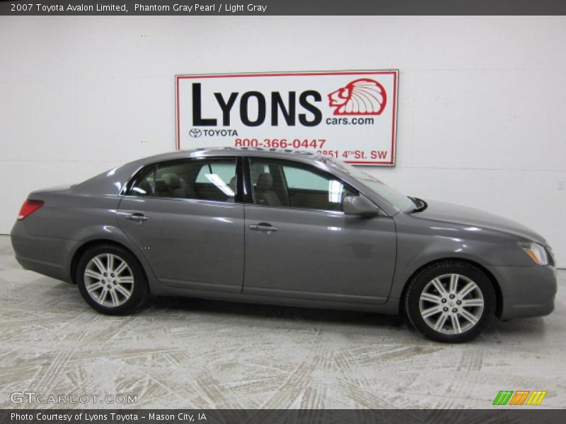 Phantom Gray Pearl / Light Gray 2007 Toyota Avalon Limited