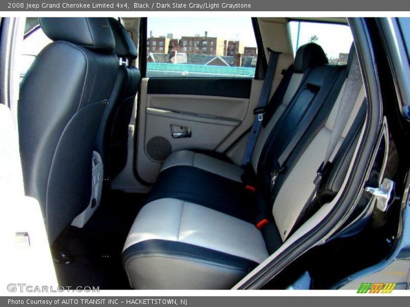 Black / Dark Slate Gray/Light Graystone 2008 Jeep Grand Cherokee Limited 4x4